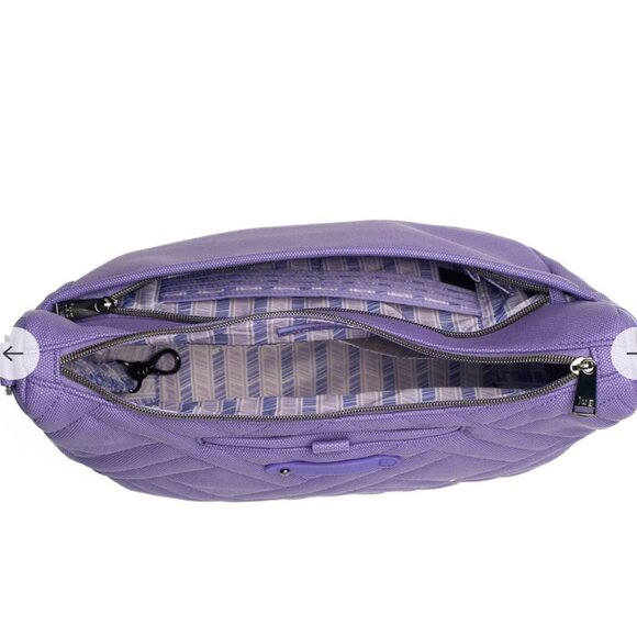 LUG Harmony Matte Luxe VL Crossbody Bag NWT - Amethyst Purple - Picture 3 of 4